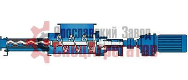 Насос с открытой спиралью