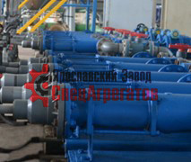 Одновинтовой насос для загрузки реагентов в ленточный пресс-фильтр