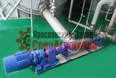 Участок перекачки сиропа при производстве конфет